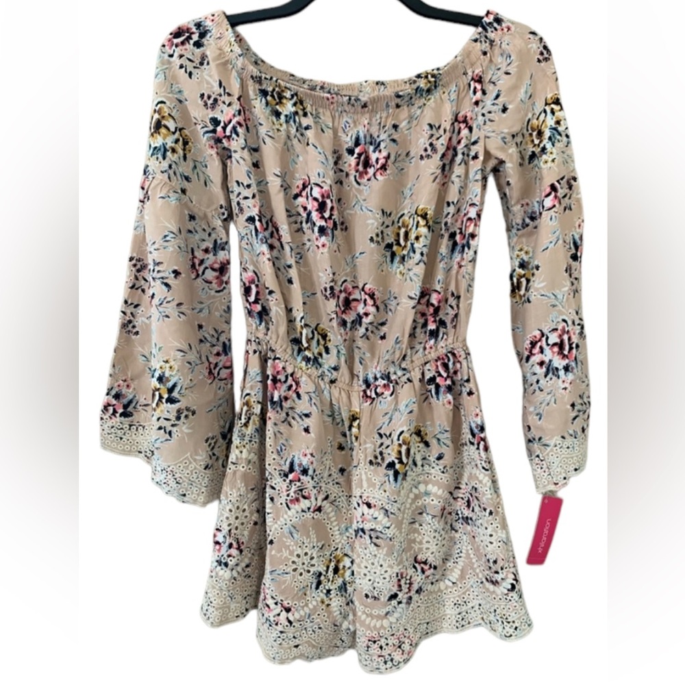 Ladies/Juniors Floral One Piece Romper NWT Size M